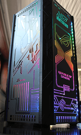 Customized RGB Panels for ROG STRIX Helios Case Decorative Backplates 